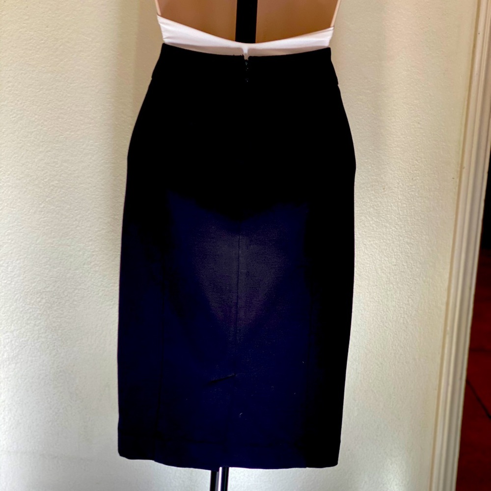 Black fitted skirt